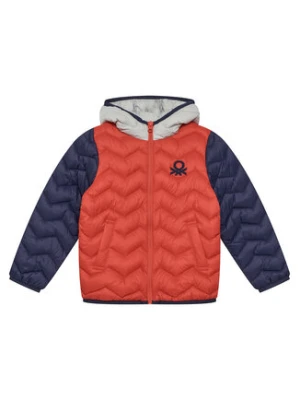 United Colors Of Benetton Kurtka przejściowa 2TWDCN04V Czerwony Regular Fit