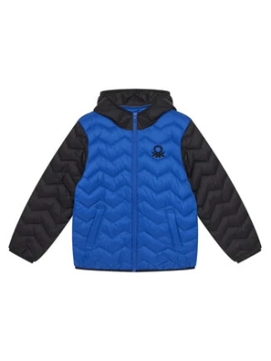 United Colors Of Benetton Kurtka przejściowa 2TWDCN04V Niebieski Regular Fit