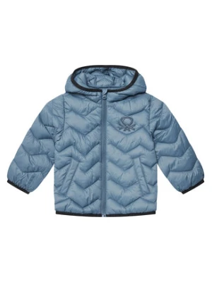 United Colors Of Benetton Kurtka przejściowa 2TWDGN02V Niebieski Regular Fit