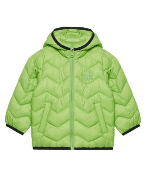 United Colors Of Benetton Kurtka przejściowa 2TWDGN02V Zielony Regular Fit