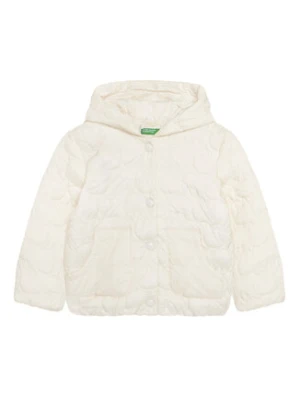 United Colors Of Benetton Kurtka przejściowa 2YCUGN042 Écru Regular Fit