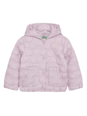 United Colors Of Benetton Kurtka przejściowa 2YCUGN042 Fioletowy Regular Fit