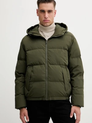 United Colors of Benetton kurtka puchowa męska kolor zielony zimowa oversize 2JF8UN05E
