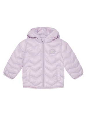 United Colors Of Benetton Kurtka zimowa 21INGN02Z Fioletowy Regular Fit
