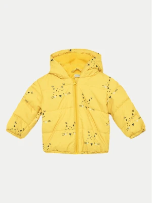 United Colors Of Benetton Kurtka zimowa 2ITSAN00M Żółty Regular Fit