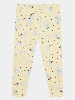 United Colors Of Benetton Legginsy 3Q0JGF03T Żółty Slim Fit