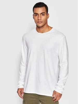 United Colors Of Benetton Longsleeve 3JE1J19A9 Biały Relaxed Fit