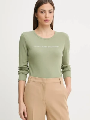 United Colors of Benetton longsleeve bawełniany