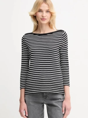 United Colors of Benetton longsleeve bawełniany kolor czarny 30YSD109W