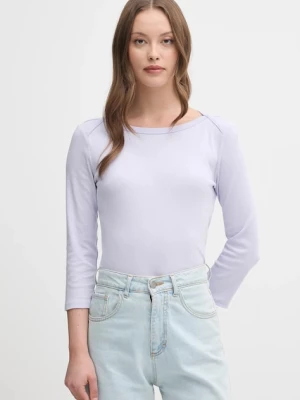 United Colors of Benetton longsleeve bawełniany kolor różowy 3GA2E16A1