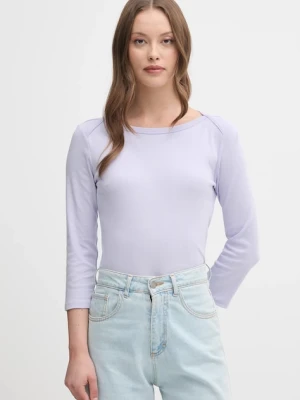 United Colors of Benetton longsleeve bawełniany kolor różowy 3GA2E16A1