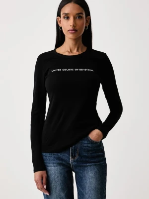 United Colors of Benetton longsleeve damski bawełniany
