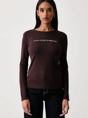 United Colors of Benetton longsleeve damski bawełniany