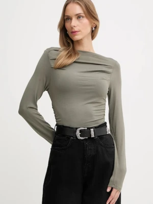 United Colors of Benetton longsleeve kolor zielony 37UKD10BA