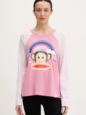 United Colors of Benetton longsleeve piżamowy damski z wiskozy