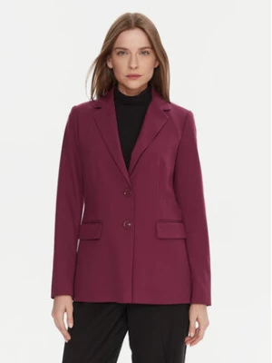United Colors Of Benetton Marynarka 2L4HDW02W Fioletowy Slim Fit