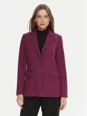 United Colors Of Benetton Marynarka 2L4HDW02W Fioletowy Slim Fit