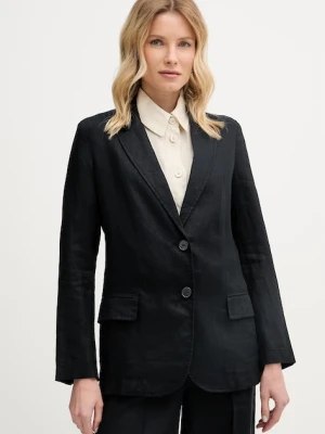 United Colors of Benetton marynarka jednorzędowa damska lniana