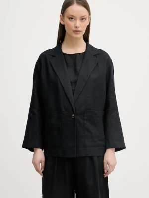 United Colors of Benetton marynarka jednorzędowa damska lniana