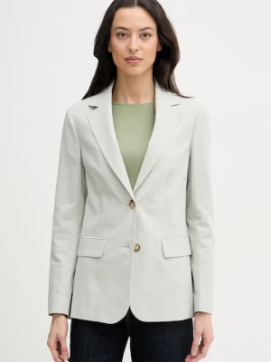 United Colors of Benetton marynarka jednorzędowa damska z lnem