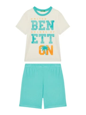 United Colors Of Benetton Piżama 30960P08O Niebieski Regular Fit