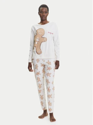 United Colors Of Benetton Piżama 3DKE3P03K Beżowy Regular Fit
