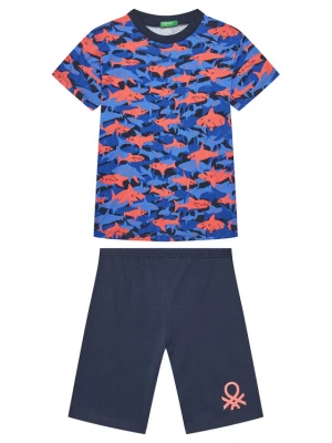 United Colors Of Benetton Piżama 3X0Y0P08Q Granatowy Relaxed Fit