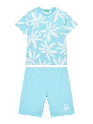 United Colors Of Benetton Piżama 3X0Y0P08Q Niebieski Relaxed Fit