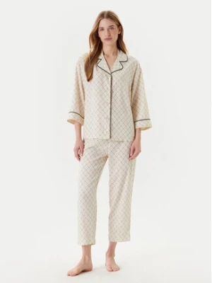 United Colors Of Benetton Piżama 4T3U3P00R Écru Relaxed Fit