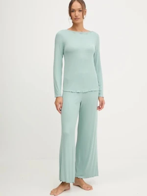 United Colors of Benetton piżama damska kolor turkusowy 3P2Y3P03Y