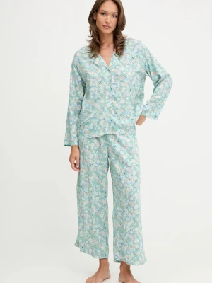 United Colors of Benetton piżama damska kolor turkusowy 4W313P00U