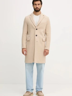 United Colors of Benetton płaszcz z dodatkiem wełny