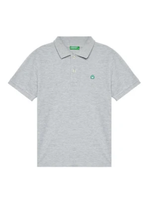 United Colors Of Benetton Polo 3089C300Q Szary Regular Fit
