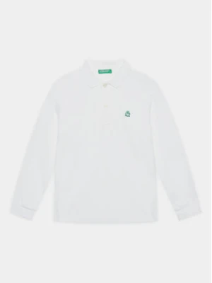United Colors Of Benetton Polo 3089C300Z Biały Regular Fit