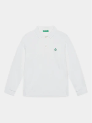 United Colors Of Benetton Polo 3089C300Z Biały Regular Fit