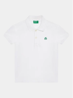 United Colors Of Benetton Polo 3089G3008 Biały Regular Fit