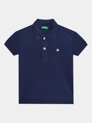 United Colors Of Benetton Polo 3089G3008 Granatowy Regular Fit