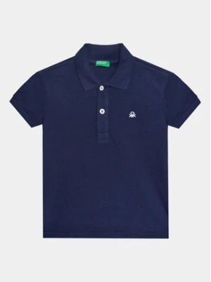 United Colors Of Benetton Polo 3089G3008 Granatowy Regular Fit