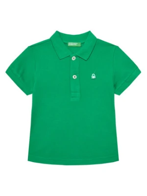 United Colors Of Benetton Polo 3089G3008 Zielony Regular Fit