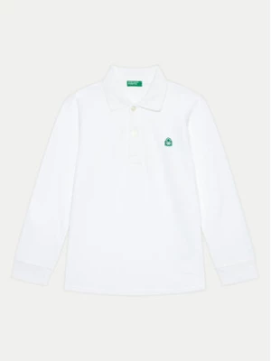 United Colors Of Benetton Polo 3089G3009 Biały Regular Fit