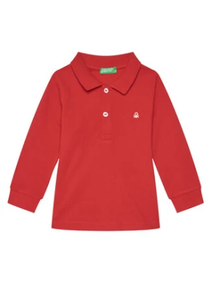 United Colors Of Benetton Polo 3089G3009 Czerwony Regular Fit