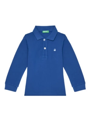 United Colors Of Benetton Polo 3089G3009 Niebieski Regular Fit