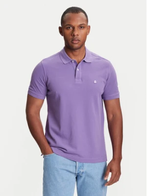 United Colors Of Benetton Polo 3089J3179 Fioletowy Regular Fit