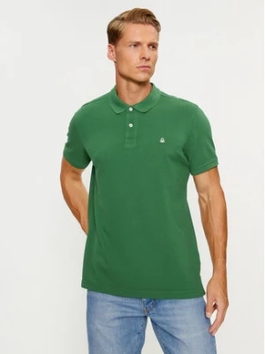 United Colors Of Benetton Polo 3089J3179 Zielony Regular Fit