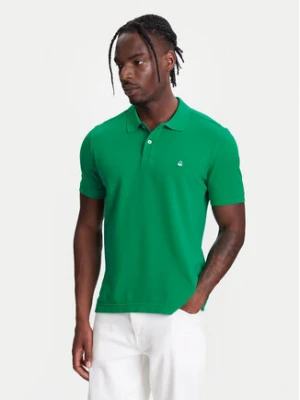 United Colors Of Benetton Polo 3089J3179 Zielony Regular Fit