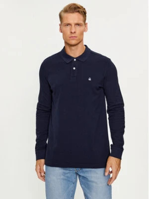 United Colors Of Benetton Polo 3089J3204 Granatowy Regular Fit