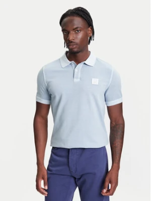 United Colors Of Benetton Polo 3089U302D Niebieski Regular Fit