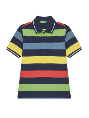 United Colors Of Benetton Polo 39QAC301T Kolorowy Regular Fit