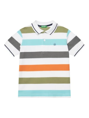 United Colors Of Benetton Polo 39QAC301T Kolorowy Regular Fit