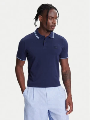 United Colors Of Benetton Polo 3F9HU302E Granatowy Regular Fit